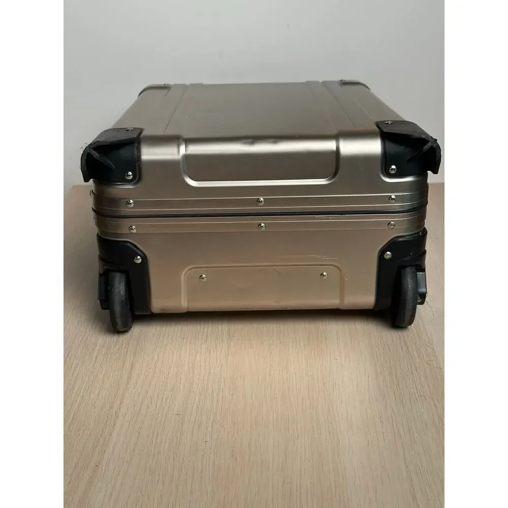 Rare Gold Zero Halliburton International Carry-On Luggage - Vintage